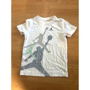 Nike Jordan Kids T-Shirt Size S (5-6 Yrs) White Jumpman Graphic Tee